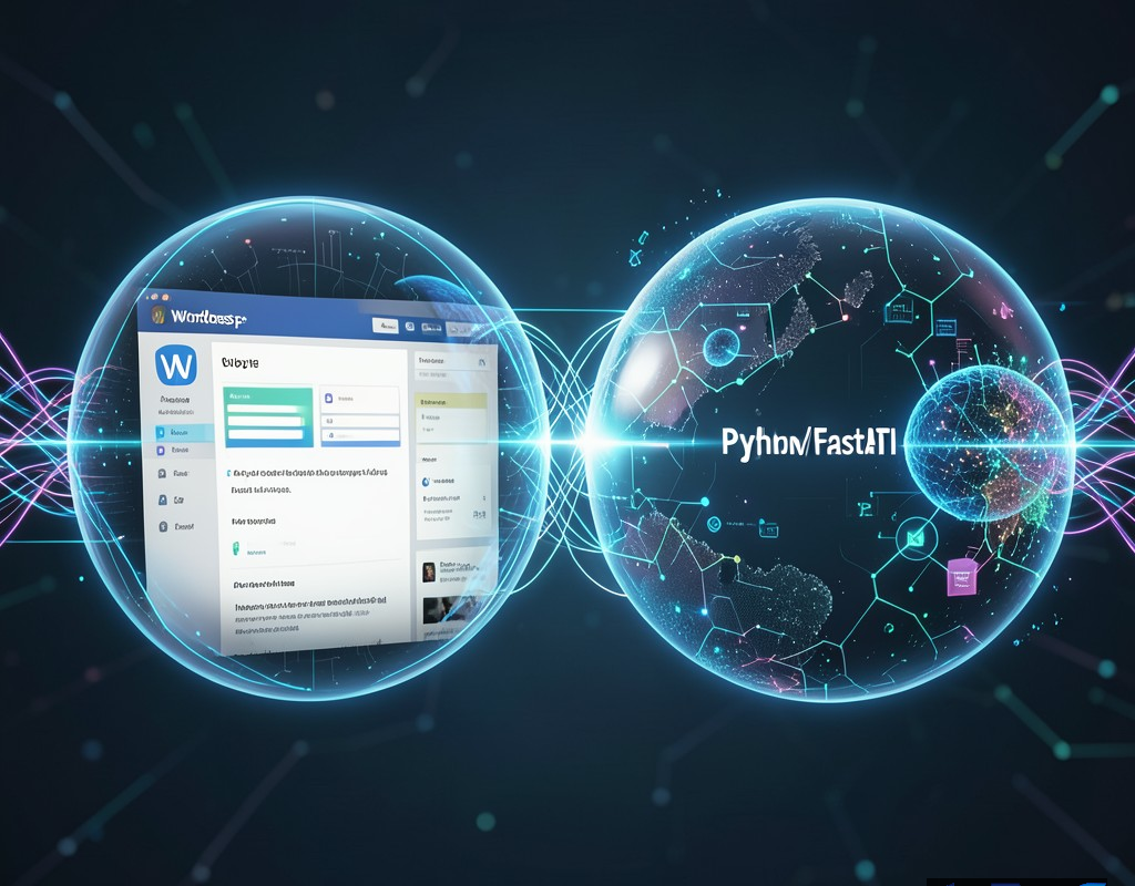اتصال هوشمند پایتون و وردپرس با FastAPI برای هوش مصنوعی