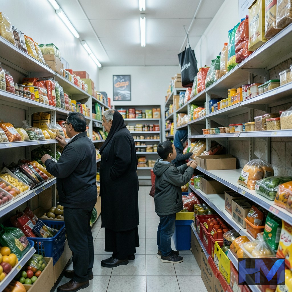 تصویری از گرانی معیشت و کاهش قدرت خرید در بازار ایران