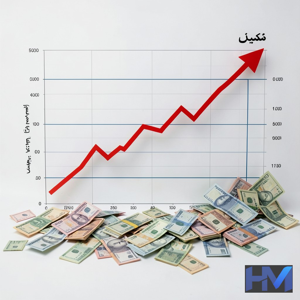نمودار افزایشی تورم و بیثباتی اقتصادی در ایران