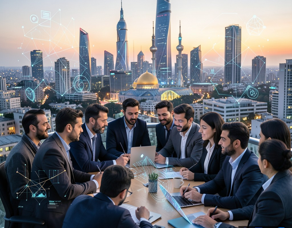 کارآفرینان ایرانی در حال برنامهریزی برای کسب و کارهای سودآور 1405 در محیطی مدرن