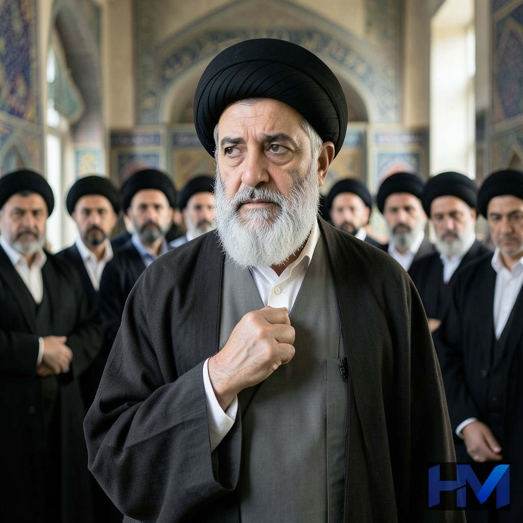 تصویری مفهومی از روحانیون منتقد در فضای ایران