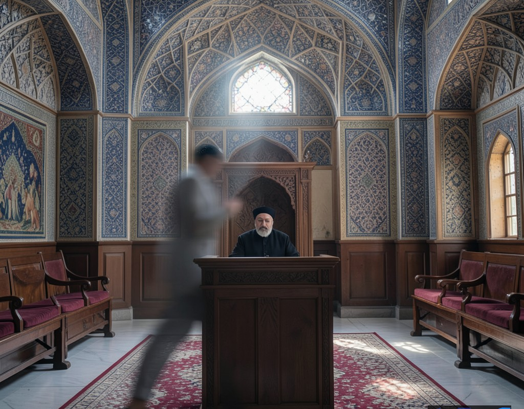نمایی مفهومی از دادگاه ویژه روحانیت در ایران