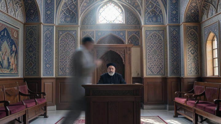 نمایی مفهومی از دادگاه ویژه روحانیت در ایران