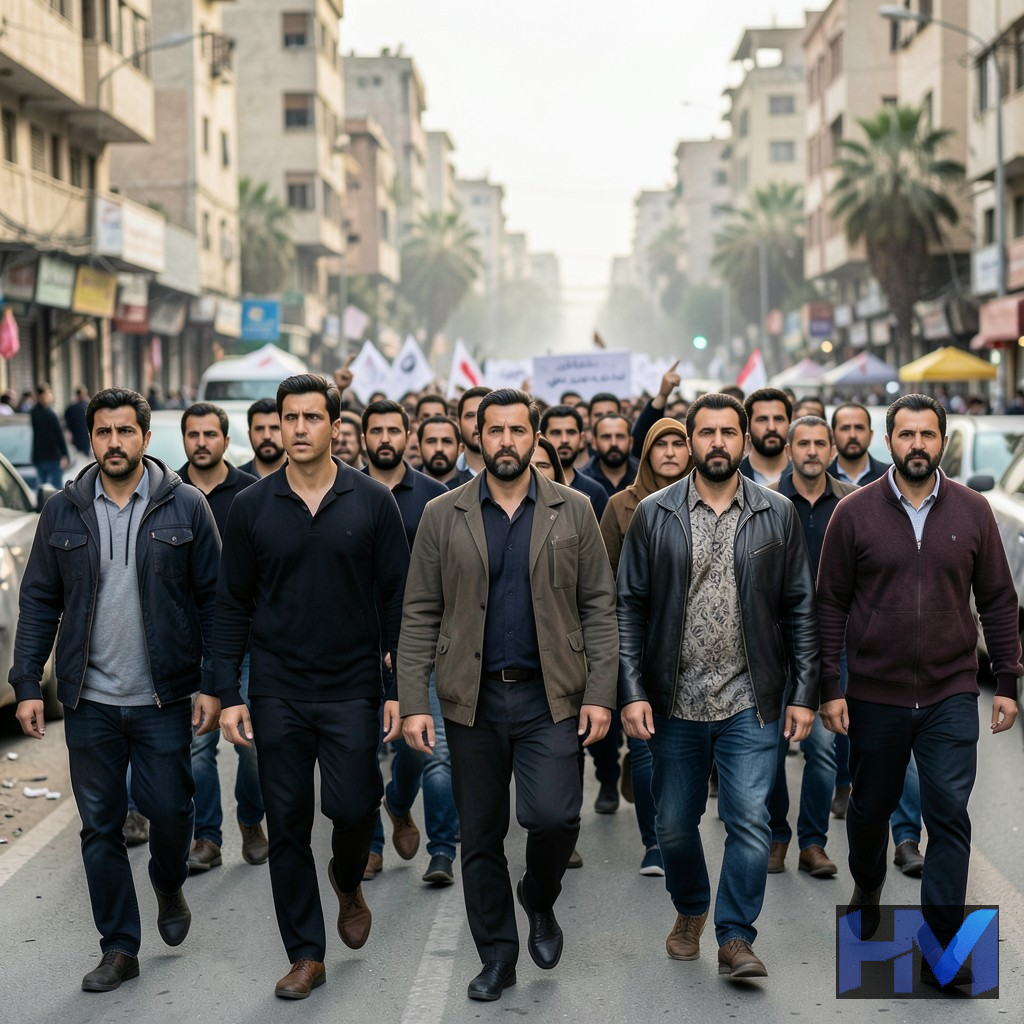 تصویری از اعتراضات مردمی در سوریه