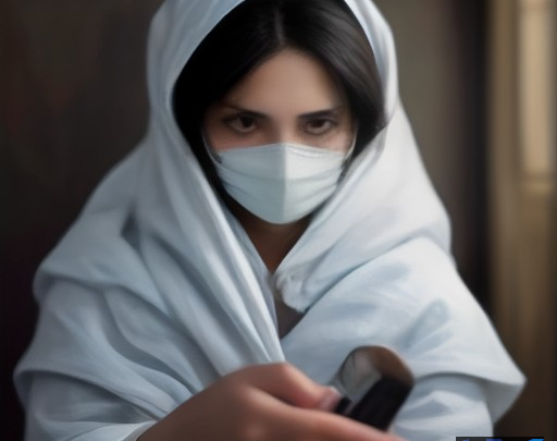 تصویری مفهومی از خستگی و نگرانی کادر درمان ایران در مواجهه با چالش‌های معیشتی و کاری