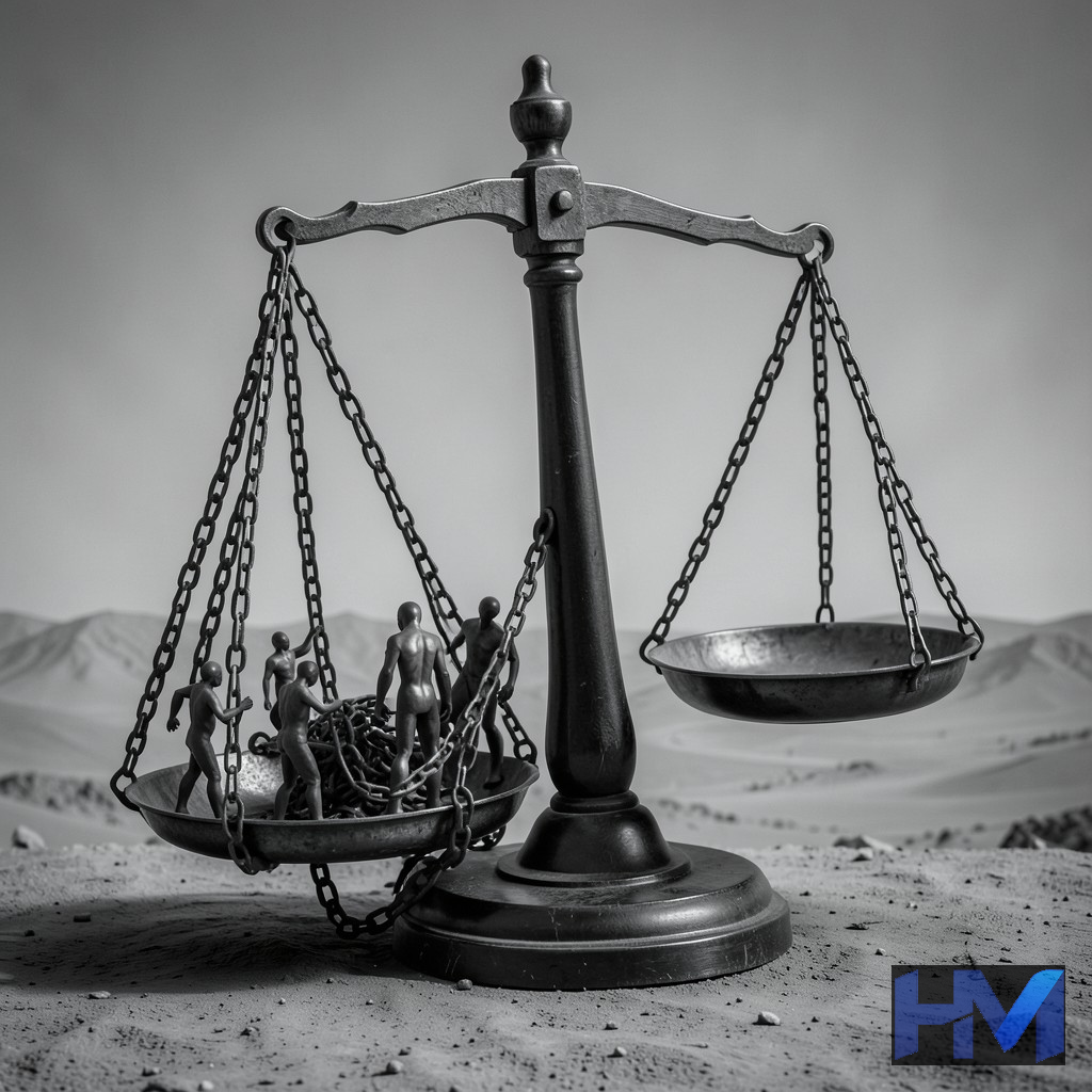 نماد بیعدالتی و نقض حقوق بشر