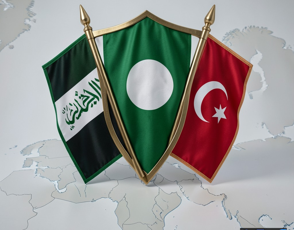 نمادی از همگرایی و اتحاد دفاعی عربستان، پاکستان و ترکیه