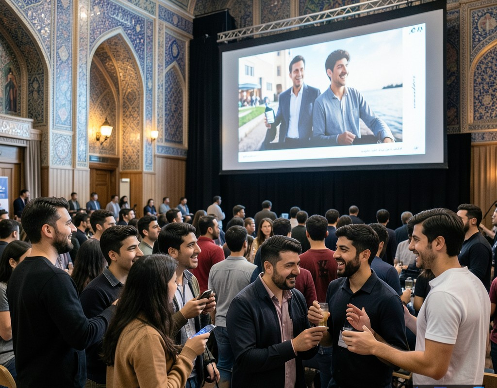صحنهای پر جنب و جوش از جشنواره فیلم کوتاه در ایران با فیلمسازان جوان