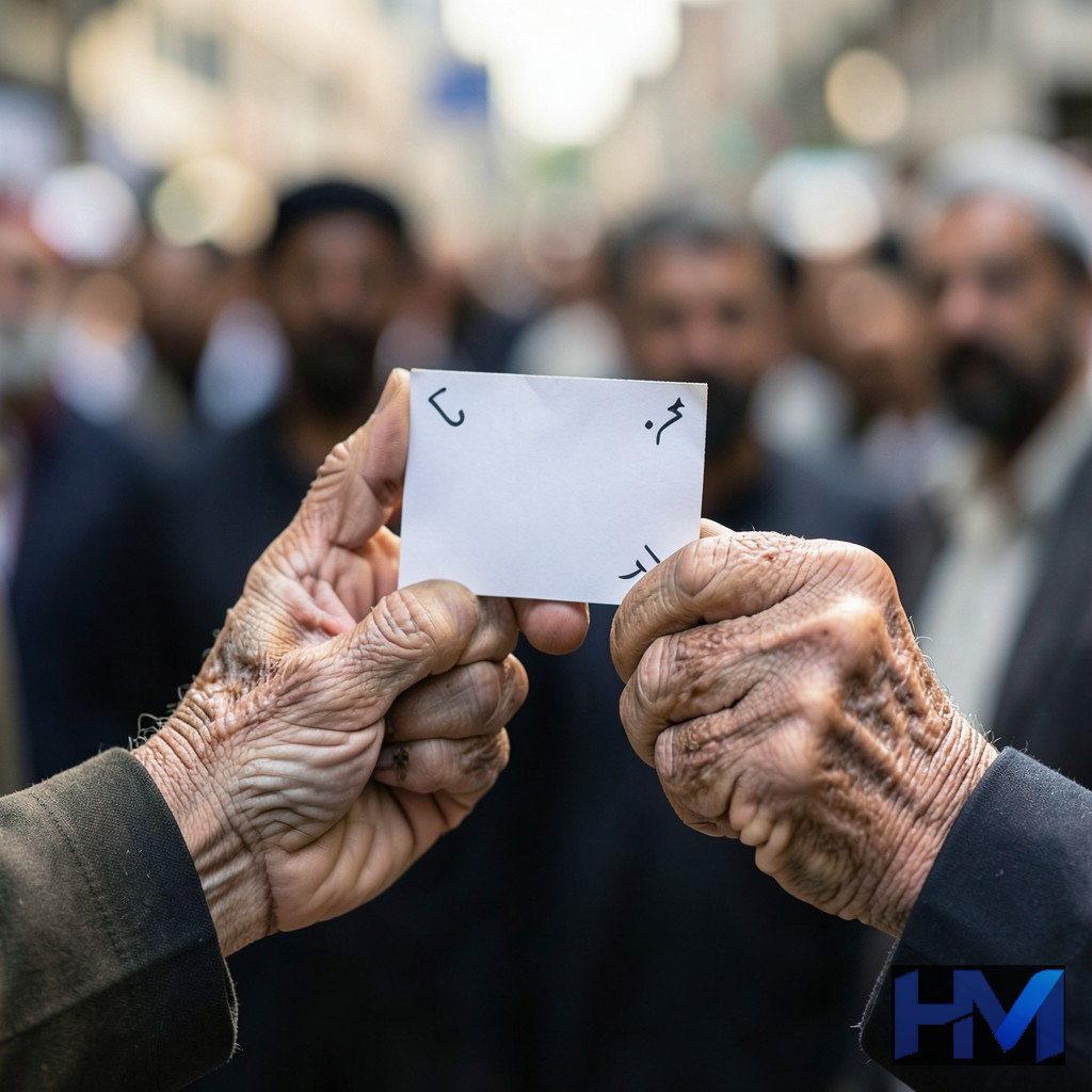 دستان بازنشسته‌ای در حال اعتراض به مشکلات معیشتی