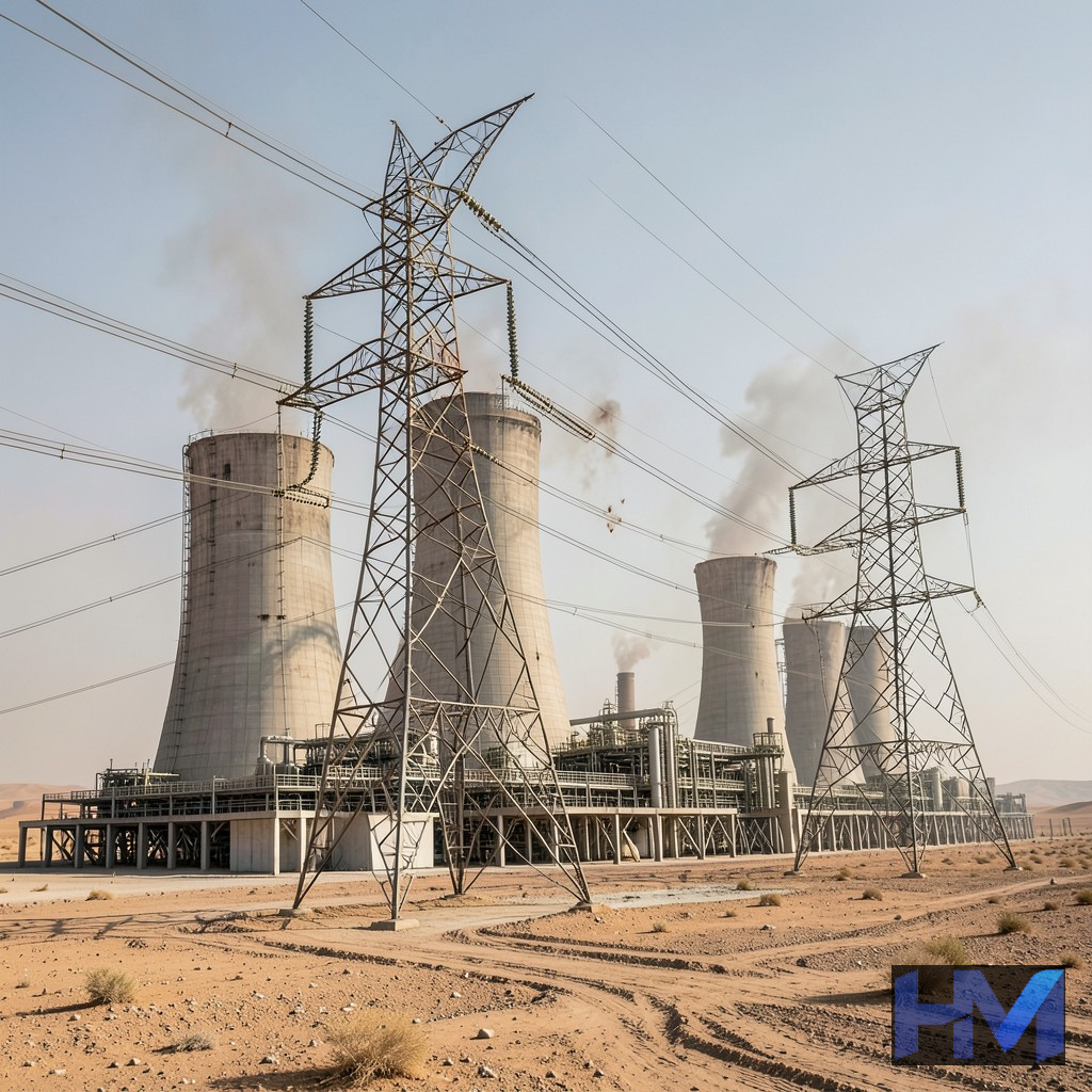 آسیب‌های فیزیکی به نیروگاه‌ها و خطوط انتقال برق