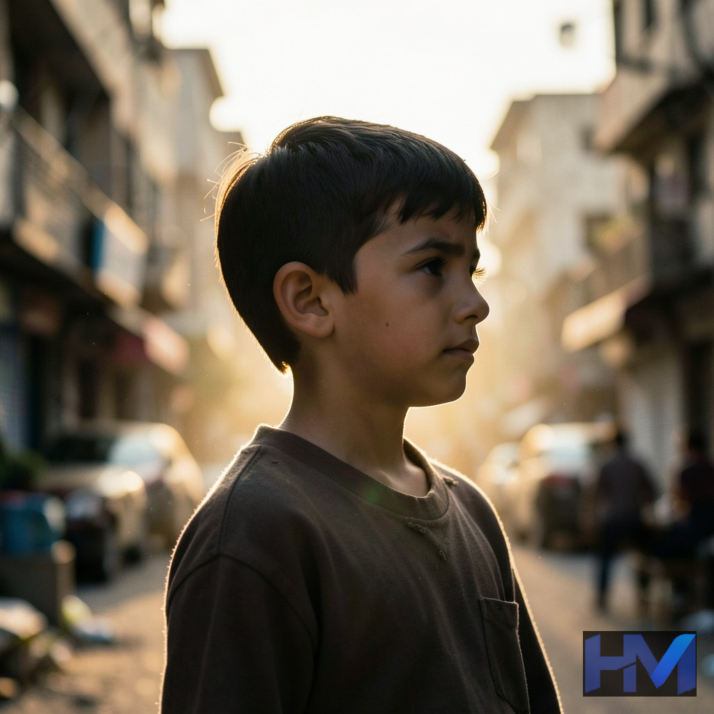 تصویری نمادین از کودکان کار، الهام گرفته از فیلم «خورشید»