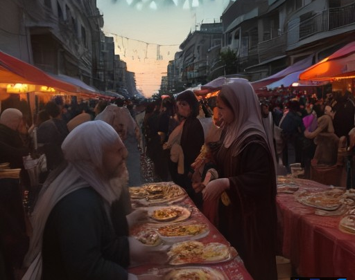 صحنه‌ای پر جنب و جوش از جشنواره موسیقی و غذای ایرانی در تورنتو