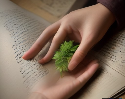 تصویری مفهومی از دستان در حال نگهداری از گیاهی کوچک در زمینه نمودارهای اقتصادی و پمپ بنزین، نمادی از تعادل ظریف سیاست انرژی و معیشت.