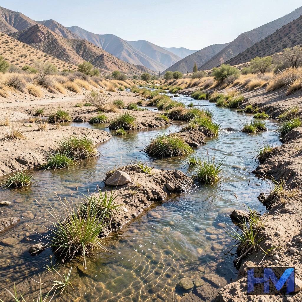 تالابی در جنوب ایران که در حال احیا و آبگیری مجدد است