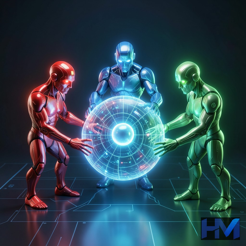 ایجنت‌های هوش مصنوعی تیم قرمز، آبی و سبز در Project Perception
