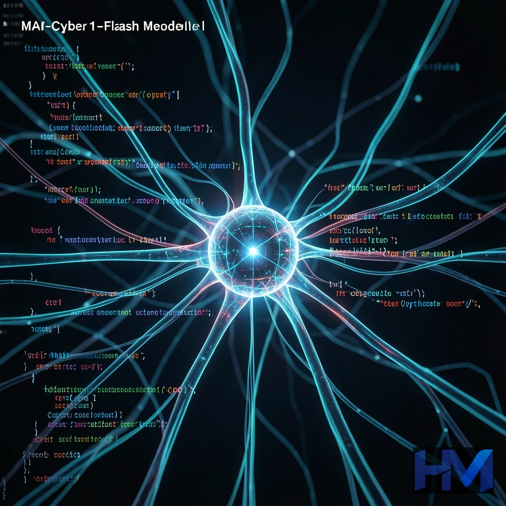 مدل هوش مصنوعی MAI-Cyber-1-Flash در حال تحلیل کد