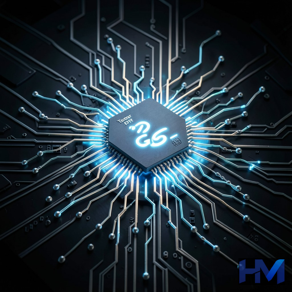 تصویر مفهومی تراشه Tensor G6 گوگل، قلب هوشمند پیکسل 11