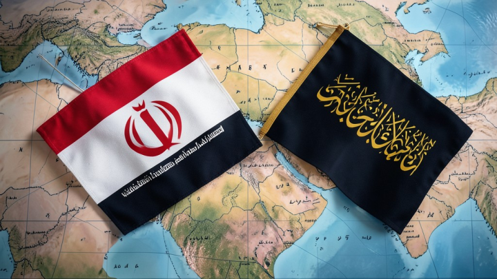 تصویری مفهومی از رقابت‌های ژئوپلیتیکی ایران و عربستان در خاورمیانه