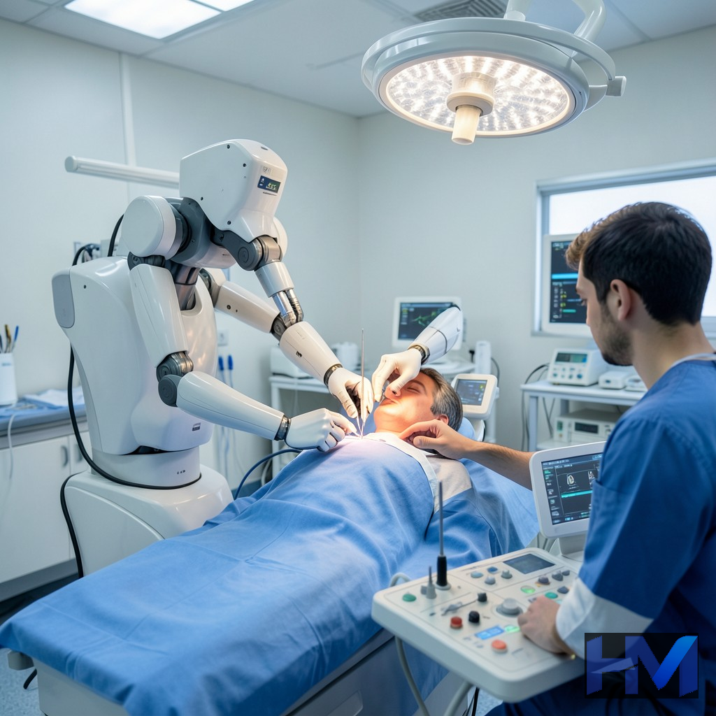سیستم جراحی رباتیک داوینچی در اتاق عمل