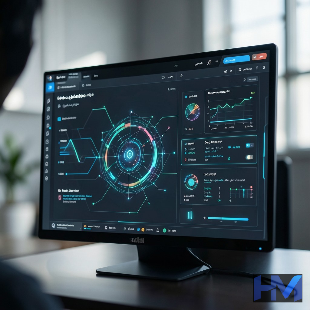 جزئیات رابط کاربری یک مدل پیشرفته هوش مصنوعی مانند GLM-5.2