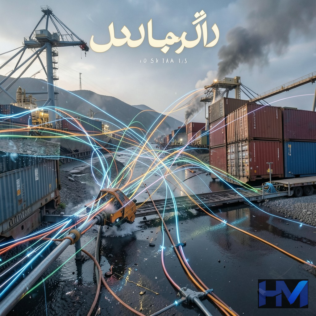 تصویری مفهومی از تاثیر تحریمها بر مسیرهای تجارت جهانی نفت