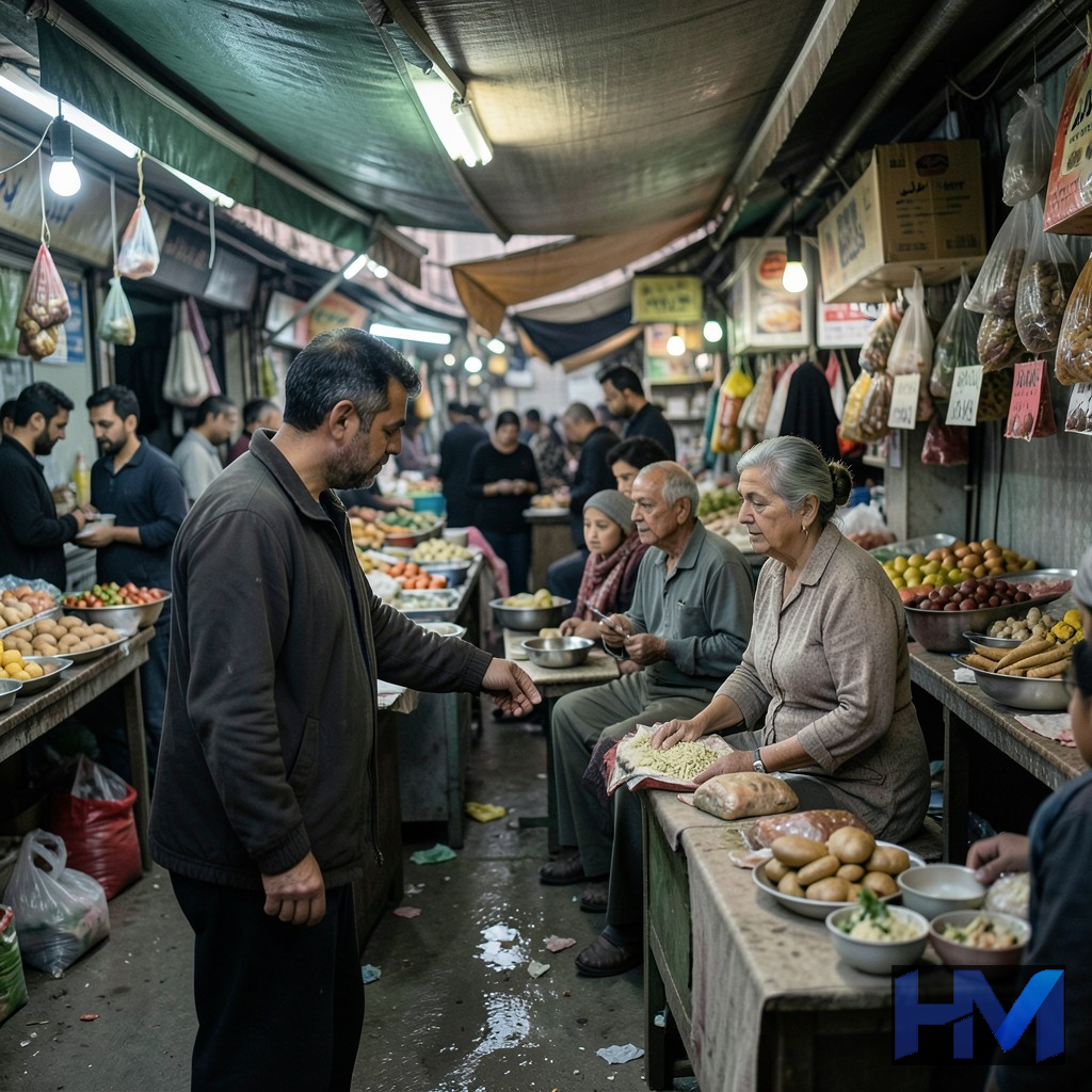 نمادی از بحران معیشت و فقر در ایران