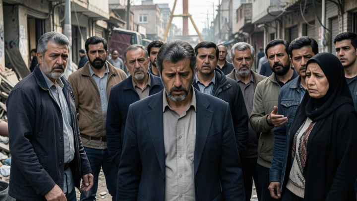 تصویری مفهومی از نارضایتی‌های اجتماعی و اقتصادی در ایران