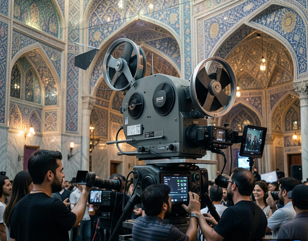 تصویری مفهومی از سینمای ایران و جشنواره فیلم فجر ۱۴۰۵ در میان چالش‌ها