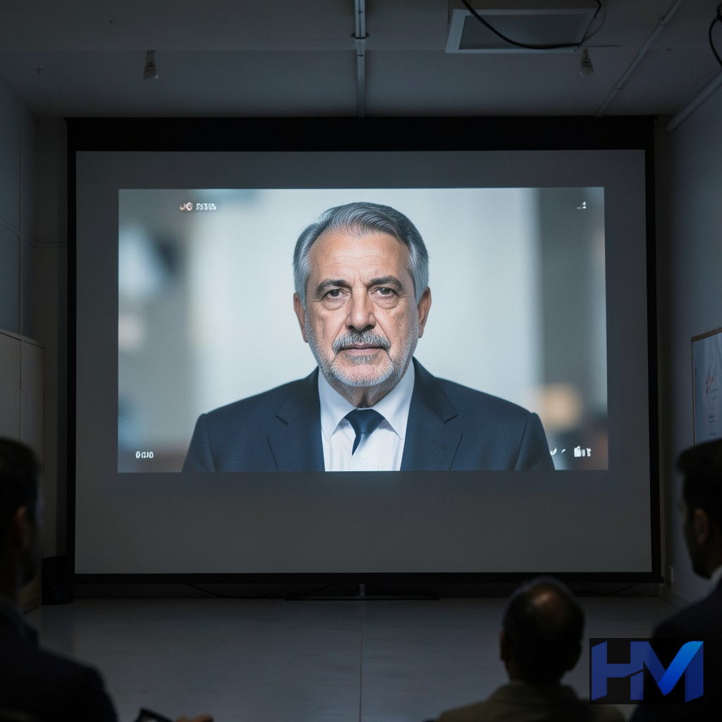 تصویری مفهومی از انتشار محدود ویدئو و اطلاعات بصری