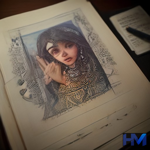 تصویری مفهومی از فرایند خلاقیت یک هنرمند موسیقی پاپ ایرانی