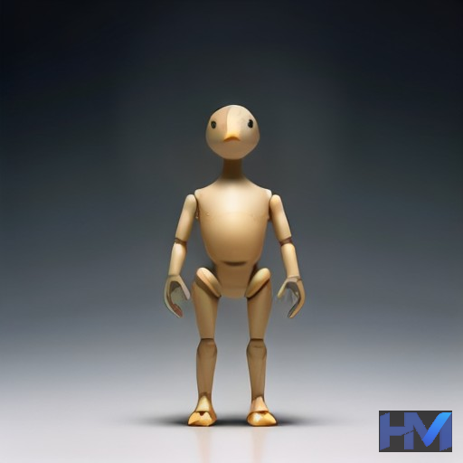 ربات متن‌باز Microduck هوگینگ فیس در محیطی پیشرفته