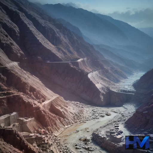 منظره هوایی فاجعه سیل و رانش زمین در نپال و تبت