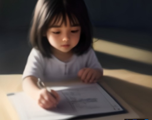 کودکی در حال استفاده امن از تبلت با نماد محافظت آنلاین