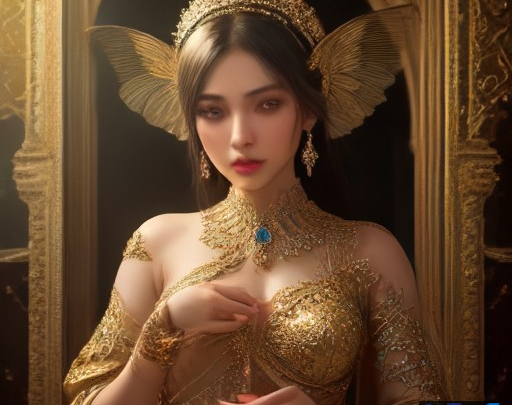 تصویری هنری از پروانه زرین، نماد جایزه جشنواره بین‌المللی فیلم کودک و نوجوان اصفهان