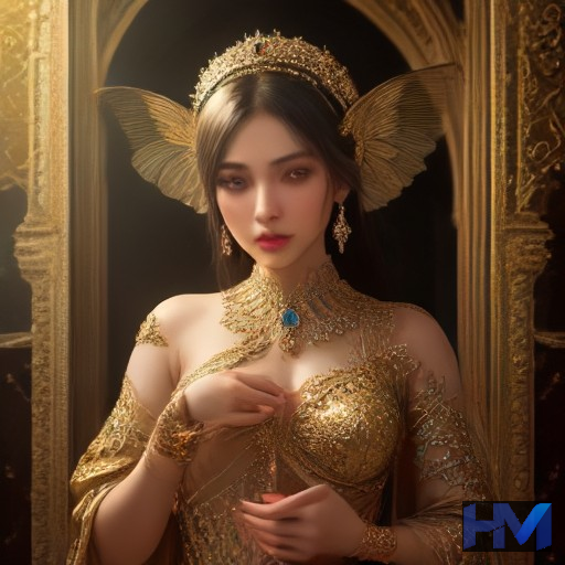 تصویری هنری از پروانه زرین، نماد جایزه جشنواره بینالمللی فیلم کودک و نوجوان اصفهان