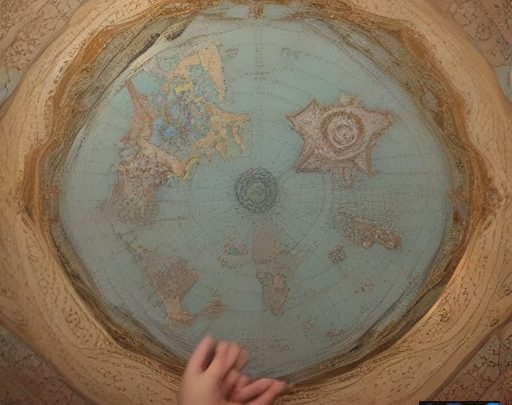 تصویری مفهومی از دیپلماسی و روابط بین‌الملل با دستانی در حال مصافحه بر روی نقشه خاورمیانه و نمادهای صلح.