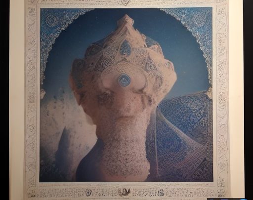 صحنه رونمایی از پوستر اولین جشنواره بین‌المللی نیما یوشیج در یک فضای فرهنگی