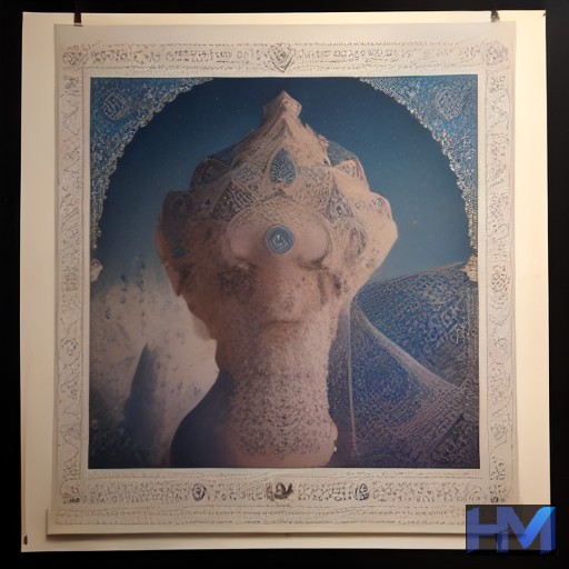 صحنه رونمایی از پوستر اولین جشنواره بینالمللی نیما یوشیج در یک فضای فرهنگی