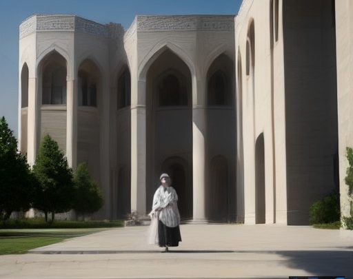 دانشجویان در محوطه یک دانشگاه در ایران با حالتی متفکر
