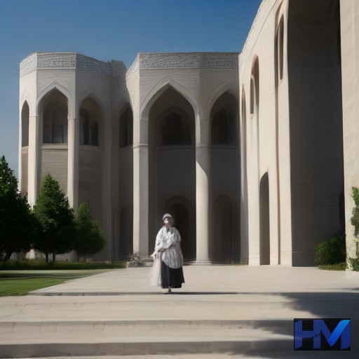 دانشجویان در محوطه یک دانشگاه در ایران با حالتی متفکر