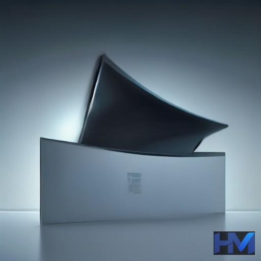 تصویری مفهومی از لپتاپ مایکروسافت سرفیس اولترا با جلوههای بصری هوش مصنوعی
