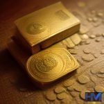 نمایش بصری نوسانات بازار مالی ایران با نمودارها و نمادهای دلار و طلا