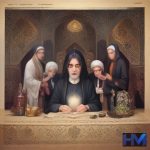 تصویری مفهومی از سلامت روان در جامعه ایرانی با افراد متنوع در حال تعامل مثبت و حمایت از یکدیگر.